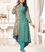 Multicolor printed rayon kurti