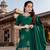 green embroidered Rayon stitched salwar with dupatta