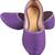 Rudra purple pu leather traditional mojari for girl's & women's footwear