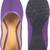 Rudra purple pu leather traditional mojari for girl's & women's footwear