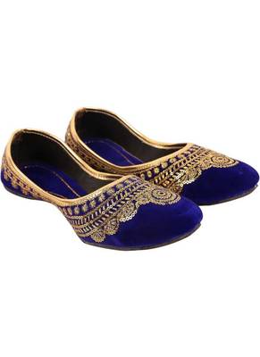 Rudra multicolor pu leather traditional mojari for girl's & women's footwear 2