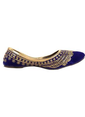 Rudra multicolor pu leather traditional mojari for girl's & women's footwear 3
