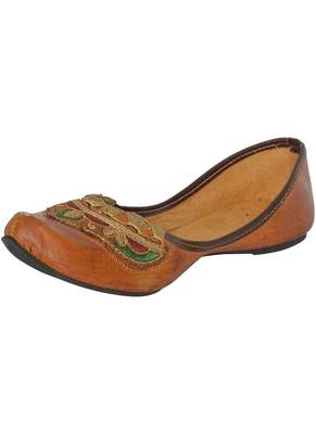 Rudra multicolor pu leather traditional mojari for girl's & women's footwear 1