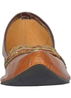 Rudra multicolor pu leather traditional mojari for girl's & women's footwear 4