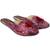 Rudra multicolor pu leather traditional mojari for girl's & women's footwear