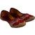 Rudra red pu leather traditional mojari for girl's & women's footwear