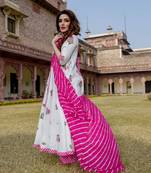 Gul Hanblock Lehriya Suit Set