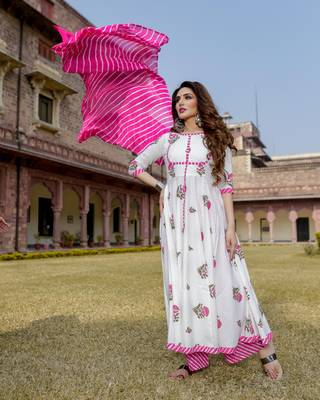 Gul Hanblock Lehriya Suit Set 3