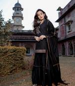 Black Rebel Handblock Sharara Suit Set