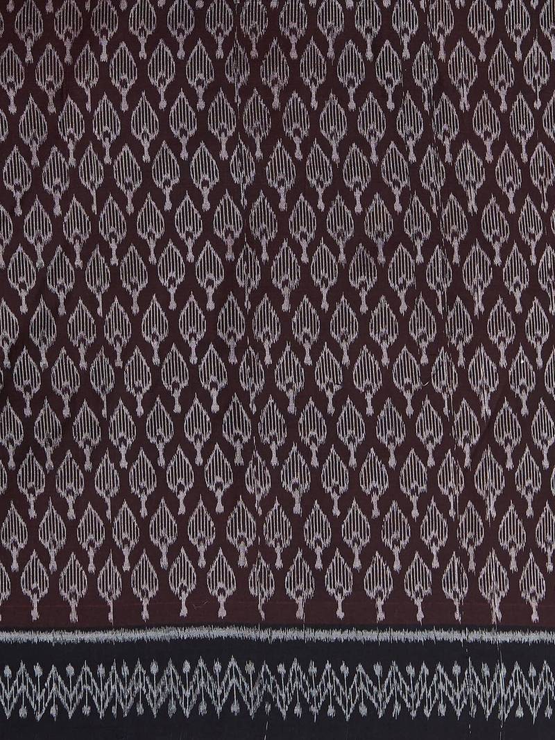 red hand woven cotton saree