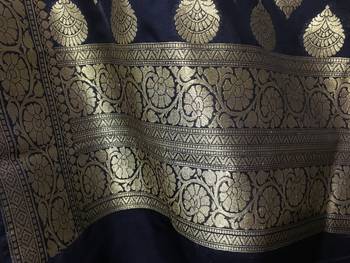 Black woven katan Silk dupattas 3