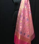 multicolor woven katan Silk dupattas