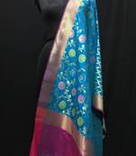 multicolor woven katan Silk dupattas