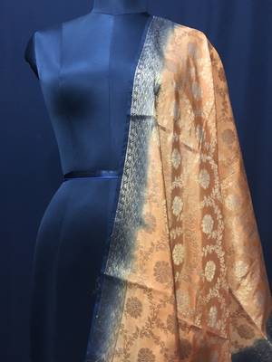 multicolor woven katan Silk dupattas 2