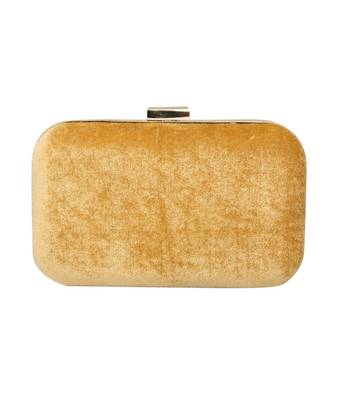 MaFs Women's Sequence Box Clutch for Wedding and Parties, Gold 2