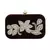 MaFs Women's Sequence Box Clutch for Wedding and Parties, Black