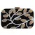 MaFs Women's Hand Embroidered/Zari Zardozi work Box Clutch Bag For Bridal, Casual, Party, Wedding || Black