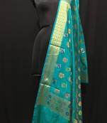 multicolor woven katan Silk dupattas