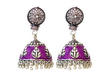 Purple Earrings 1