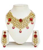 Kundan Necklace With Earrings
