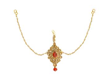 Polki Pearl Line Tika With Mathapatti 2