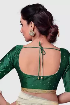 Green Designer  Readymade Blouse