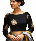 Black Designer Hand Work  Blouse
