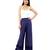 Blue Cotton chikan work Palazzo Pant