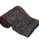 Jaipuri Gold Print Cotton Double Razai Quilt