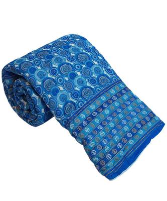 Handblock Pure Cotton Double Bed Razai Quilt 1