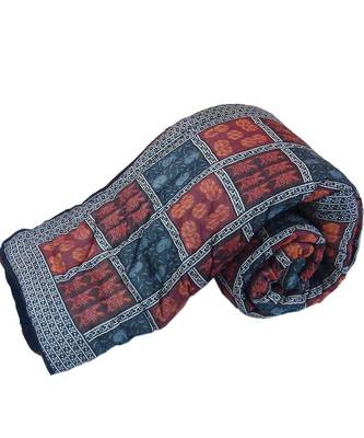 Jaipur Handblock Coton Double Bed Rajai Quilt 1