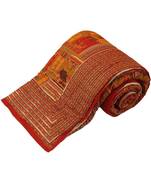 Traditional Print Coton Double Bed Razai Quilt