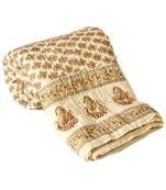 HandBlock FloralPrint Double Bed Jaipuri Razai