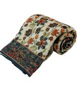 Floral Print Cotton Single Bed Razai Quilt