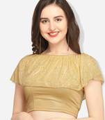 Inddus Gold Solid Lycra Blouse