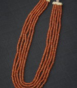 Orange onyx necklace sets