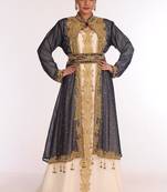 Jacquard Multicolor Embroidered Islamic Kaftans