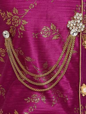 Cream Printed Silk Stitched Lehenga 4
