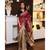 Double Shade Handwoven Dupion Raw Silk Saree