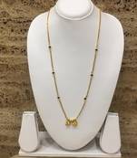 Mangalsutra Gold Chain 18" Length And Golden Plated Design Vati Pendant Traditional