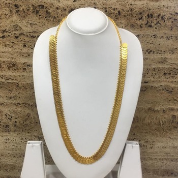 Gold Plated Lakshmi Coin Mangalsutra 28 