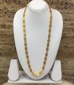 Gold Plated Lakshmi Coin Mangalsutra 30-Inch Length Golden Laxmi Coin Pendant Necklace Traditional