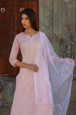 Blush Pink gota  Kurta Palazzo set 2