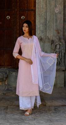 Blush Pink gota  Kurta Palazzo set 3