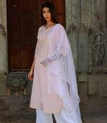 Blush Pink gota  Kurta Palazzo set