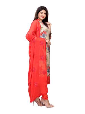 Multicolor cotton salwar with dupatta 2