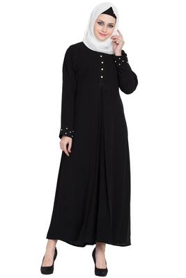 Black stylish abaya for women 1