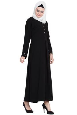 Black stylish abaya for women 2