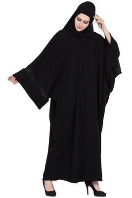 Black afghani style kaftaan abaya 3