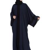 Navy blue afghani style kaftaan abaya